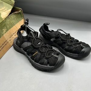 Gently used Keen black sandals in size 6.5 (Whisper)
